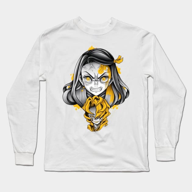 Nezuko kamado kimetsu no yaiba Long Sleeve T-Shirt by travisbrown